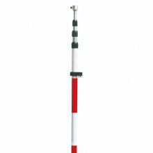 telescopic aluminum prism pole 5m prism pole